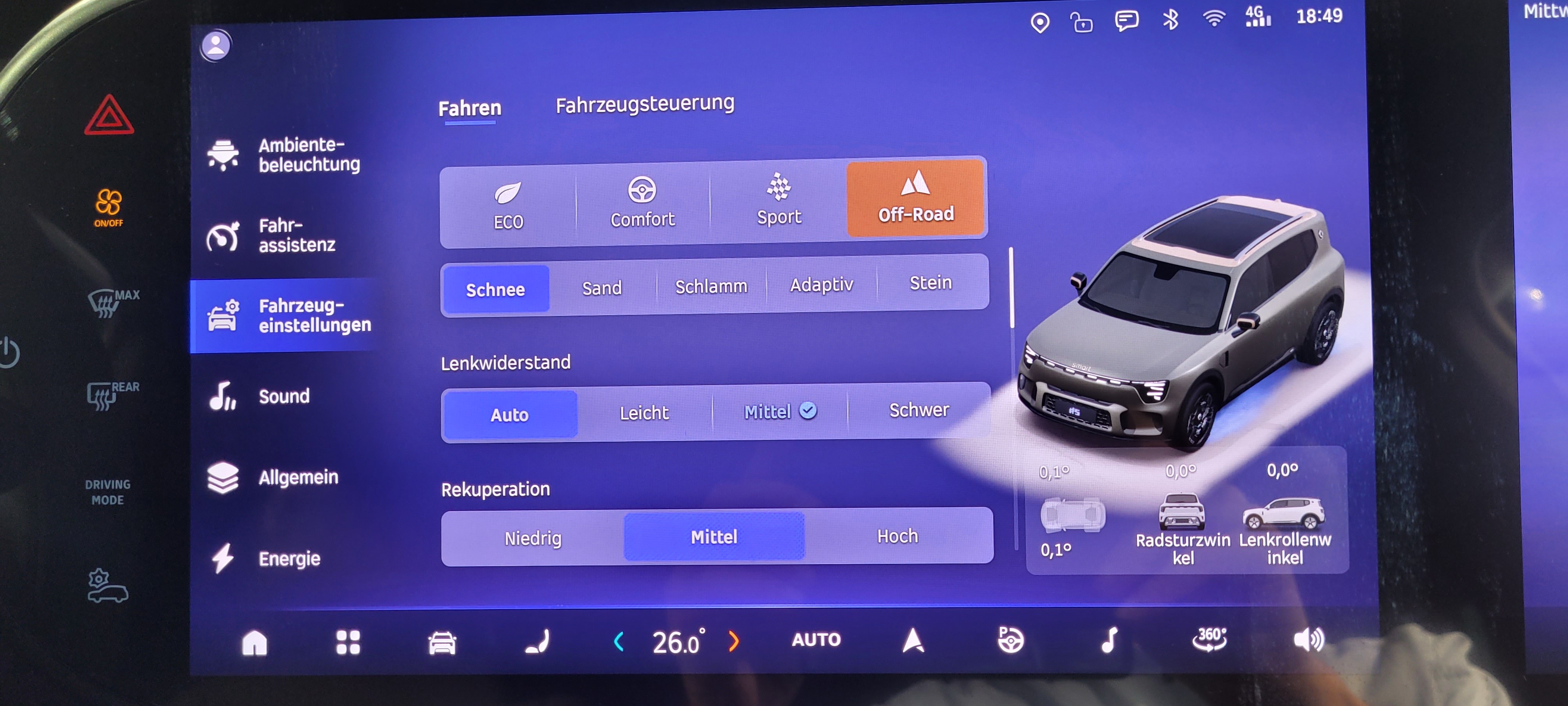 1 Schl&uuml;sselanh&auml;nger10,25 Zoll HD-Kombiinstrument12 V-Anschluss im Vorderbereich12-V-Steckdose im Kofferraum2 kabellose Telefonladeger&auml;teAirbag: Airbag Fahrer und BeifahrerAirbag: Sidebags f&uuml;r Fahrer und BeifahrerAirbag: Windowairbag vorne und hintenAirbag: Zentralairbag zwischen Fahrer und BeifahrerAktive K&uuml;hlergrillklappen (AGS)AmbientebeleuchtungAnh&auml;ngerkupplung elektrischAnti-Diebstahl-AlarmAntiblockiersystem (ABS)Armlehne im Fond mit 2 CupholdernAssist: 360-KameraAssist: AUTOHOLDAssist: Adaptiver Tempomat (ACC) mit Stop &amp; Go-FunktionAssist: Anh&auml;nger-Stabilit&auml;ts-Assistent (TSA)Assist: Ausweichman&ouml;verassistent (EMA)Assist: Automatischer Parkassistent (APA)Assist: Autonome NotbremsungAssist: Bergabfahrsteuerung (HDC)Assist: BerganfahrhilfeAssist: Bremskraftverteilung elektronischAssist: Einparkhilfe vorne/hinten - 12Assist: Elektronische Traktionskontrolle (TCS/ASR)Assist: Fahrer&uuml;berwachungssystem (DMS)Assist: Frontkollisionsschutz (FCM)Assist: Heckkollisionsschutz (RCM)Assist: Intelligenter Geschwindigkeitsassistent (ISA)Assist: Kurvenbremssteuerung (CBC)Assist: Notspurhalteassistent Plus (ELKA Plus)Assist: Parknotbremse (PEB)Assist: Querverkehrswarnung hinten (RCTA)Assist: Querverkehrswarnung vorne (FCTA)Assist: Smart Pilot AssistAssist: Spurhaltesystem (LDP)Assist: Spurverlassenswarnung (LDW)Assist: Spurwechselassistent (LCA)Assist: Stauassistent (TJA)Assist: Totwinkelerfassung (BSD)Assist: TraktionskontrolleAssist: T&uuml;r&ouml;ffnungswarnung (DOW)Assist: Verkehrszeichenerkennung (TSR)Assist: &Uuml;berschlagschutzsystem (ARP)Aussenspiegel elektrisch verstellbar, beheizbar mit Memory-Funktion und automatischen EintauchenAussenspiegel, automatisch abblendendBcallBremsenergie-R&uuml;ckgewinnungBrillenablage in der DachkonsoleCupholder vorneDachrelingDekor: Armaturenbrett, mit Kunstleder &uuml;berzogenDekor: Beleuchtete Edelstahl-TrittblecheDigitaler Schl&uuml;sselEditionsabzeichenElektrische Fensterheber vorneElektrische Servolenkung (EPAS)Elektrisches Halo-DachrolloElektronisches Stabilit&auml;ts-ProgrammFahrwerk: Scheibenbremsen vorne und hinten, bel&uuml;ftetFront- und R&uuml;ckglas akustischFrunk - vorderer Kofferraum mit LichtGarantie: 2 Jahre ohne Kilometerbe-Garantie: Garantie f&uuml;r HV-Batterie 8 Jahre, 200.000 kmGarantie: Garantie f&uuml;r einzigartige Komponenten von Elektrofahrzeugen (E-Motor, Motorsteuerger&auml;t)Getriebe: 1-Gang GetriebeHead-up-Display mit erweiterte Realit&auml;tHeckfenster und Seitenfenster - abgedunkelte ScheibenInnenbeleuchtung mit Logo-ProjektionInnenspiegel - automatisch abblendenderIntelligentes Management der BatterietemperaturKlima: 2-Zonen-KlimaautomatikKlima: Luftfilter +Klima: Luftqualit&auml;tssystem (AQS)Klima: L&uuml;ftungsschlitzen in MittelkonsoleKlima: PM2.5-SensorKomfortmodus mit nur einer TasteLED-Leseleuchte im Flugzeugstil f&uuml;r die R&uuml;cksitzeLackierung: Dach-LackierungLackierung: Matt-LackierungLaderaumabdeckung einziehbarLenkrad: Lenkrad beheiztLenkrad: Lenkradmaterial LederLenkrad: Lenkradverstellung - vierfach, manuellLeselampenLicht: Automatisches FernlichtLicht: CyberSparksLED mit automatischem FernlichtassistentenLicht: Follow-me-home-StirnlampenLicht: Positionslichter in voller L&auml;ngeLicht: R&uuml;ckleuchten - LEDMedia: 4 USB-Schnellladeanschl&uuml;sseMedia: Audiosystem mit 9 LautsprechernMedia: Beifahrer-Bildschirm OLED mit 13 ZollMedia: BluetoothMedia: Digitalradio (DAB)Media: Zentraler Bildschirm OLED mit 13 ZollMedia:Apple Carplay und Android AutoMotorhaubenentriegelung elektrischNFC-Schl&uuml;sselkarteNotrufsystem (eCall)Paket: Premium-Konnektivit&auml;tspaket (1 Jahr inklusive)Media: Karten-Updates per MobilfunkMedia: Live-VerkehrsvisualisierungMedia: Mehr Apps im Auto (Video-Streaming, Musik-Streaming und Spiele)Media: Online-NavigationMedia: Ortung gestohlener FahrzeugeMedia: Unbegrenztes 5G-DatenvolumenPaket: Standard-Konnektivit&auml;tspaket (8 Jahre inklusive)E-Call und B-CallMedia: App SpotifyMedia: Basis-5G-DatenpaketMedia: Fahrzeug-Updates drahtloseMedia: Hello smart Mobile AppMedia: Karte und Navigation mit Zugriff auf &ouml;ffentliche LadepunkteMedia: Sprachassistent Hello smartPanoramadachParkbremse elektrischPolster: Duo-LedersitzeRegensensorR&auml;der: 20" Helix - 255/45 R20R&auml;der: Reifendruckkontrollsystem (TPMS)R&auml;der: ReifenreparatursetR&auml;der: SommerreifenSchl&uuml;sselloser ZugangSicherheitsgurte h&ouml;henverstellbar f&uuml;r Fahrer und BeifahrerSitze: 6-fach elektrische Sitzverstellung f&uuml;r Fahrer und Beifahrer mit Lordosenst&uuml;tzeSitze: Beifahrer Easy Entry/Exit SitzeinstellungSitze: Beifahrersitz mit Memory-FunktionSitze: DurchladeSitze: Easy Entry / Exit SitzverstellungSitze: Fahrersitz mit Memory-FunktionSitze: ISOFIX am BeifahrersitzSitze: ISOFIX hintenSitze: R&uuml;cksitzbank im m Verh&auml;ltnis 40:60 geteilt und umklappbarSitze: R&uuml;cksitzlehne elektrisch verstellbarSitze: Vordersitze heizbarT&uuml;ren: Heckklappe sensorgesteuertT&uuml;ren: Rahmenlose T&uuml;renT&uuml;ren: T&uuml;r-EntriegelungstasteT&uuml;ren: T&uuml;rgriffe verdecktT&uuml;ren: T&uuml;rgriffe verdeckt und beleuchtetVehicle to load (V2L) Kapazit&auml;tVerbandskastenWarndreieckWarnwesteWegfahrsperre elektronischW&auml;rmepumpeZentralverriegelung mit Fernbedienungs-Pedal