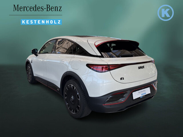 Interne Fahrzeugnr.:: 0923851Exterieur:  Antriebsart: Heckantrieb,   Außenspiegel elektr. verstell- und heizbar, mit Memory,   Außenspiegel mit Abblendautomatik,   Außenspiegel mit Umfeldleuchte und Projektionsfunktion,   Blinkleuchten mit Lauflicht vorn und hinten,   Dachreling / Dachträgervorrüstung,   Dach Wagenfarbe,   Einstiegsleisten (Edelstahl) beleuchtet,   Elektromotor 200 kW (cont. 75 kW),   Getriebe für Elektrofahrzeug,   Heckleuchten LED,   Intelligentes Batteriemanagementsystem mit Temperaturregelung,   Karosserie 5-türig,   Komfort-Fahrwerk,   Kühlergrill, Aktive Luftklappen,   Matrix-LED-Scheinwerfer,   Metallic-Lackierung,   Radstand Standard,   Seitenscheiben hinten und Heckscheibe dunkel getönt (Privacy Glass),   Türgriffe außen ausfahrbar / versenkbar, elektrisch,   Türgriffe außen mit LED-BeleuchtungInterieur:  2-Zonen Klimaautomatik,   Ambiente-Beleuchtung Plus,   Brillenfach,   elektronisches Gaspedal,   Frontstaufach / Frunk (Kofferraum, vorn),   Gepäckraumabdeckung / Rollo,   Getränkehalter in Mittelkonsole,   Innenausstattung: Interieur Nebula White,   Innenspiegel mit Abblendautomatik,   Instrumententafel Leder-Optik,   Kopf-Airbag-System (Windowbag),   Mittelarmlehne hinten mit Getränkehalter,   Mittelkonsole mit Kühlfunktion,   Rücksitzbank geteilt/klappbar (60:40),   Rücksitzlehnen neigungsverstellbar,   Sitzbezug / Polsterung: Duo-Leder,   Sitze vorn elektr. verstellbar (6-fach) mit Lendenwirbelstütze,   Sitzheizung,   Steckdose (12V-Anschluß) im Koffer-/Laderaum,   Wärmepumpe für Heizungs-/KlimaanlageMultimedia:  Anzeigeinstrumente Full LCD HD (9,2" Farbdisplay),   Bluetooth-Schnittstelle,   Head-Up Display,   Induktionsladeschale für Smartphone,   Infotainment-Center 12,8 Zoll Display (Touchscreen),   Lautsprecher,   Premium-Sound-System (Beats),   Radioempfang digital (DAB),   Smartphone Schnittstelle (Apple CarPlay &amp; Android Auto),   Steckdose (12V-Anschluß),   USB-Anschlüsse, je 2 vorn und hintenKomfort und Umwelt:  Adaptive Geschwindigkeitsregelanlage (ACC) mit Stop&amp;Go-Funktion,   Aktiver Spurhalteassistent,   Anhänger-Stabilisierungs-Programm (TSA),   Ausweich-Assistent (EMA),   Auto-Hold-Funktion,   Automatische Begleitfunktion der Beleuchtung (Follow me home),   Bremsenergierückgewinnung (Rekuperationssystem),   Einparkhilfe vorn und hinten, 12 Parksensoren,   Fahrassistenz-System: Aufmerksamkeits-Assistent,   Fahrassistenz-System: Autonomer Notbrems-Assistent,   Fahrassistenz-System: Berg-Anfahr-Assistent,   Fahrassistenz-System: Bergabfahrkontrolle (HDC),   Fahrassistenz-System: Frontkollisionswarnung (FCM),   Fahrassistenz-System: Intelligente Geschwindigkeitsanpassung (ISA),   Fahrassistenz-System: Kollisionswarnsystem hinten (RCM),   Fahrassistenz-System: Notfall-Spurhalteassistent (Emergency Lane Keeping, ELK),   Fahrassistenz-System: Pannenmanagement (bCall),   Fahrassistenz-System: Park-Notbremse (PEB),   Fahrassistenz-System: Parkassistenzsystem (Park Assist),   Fahrassistenz-System: Pilot Assist,   Fahrassistenz-System: Querverkehrs-Assistent Heck (RCTA),   Fahrassistenz-System: Querverkehrs-Assistent vorn (FCTA),   Fahrassistenz-System: Spurhalteassistent,   Fahrassistenz-System: Spurverlassenswarnung (LDW),   Fahrassistenz-System: Spurwechselassistent (LCA),   Fahrassistenz-System: Totwinkel-Assistent (BSD),   Fahrassistenz-System: Verkehrszeichenerkennung (TSR),   Heckklappe/-Deckel elektr. betätigt (öffnen + schliessen, sensorgesteuert),   Isofix-Aufnahmen für Kindersitz,   Isofix-Aufnahmen für Kindersitz an Rücksitz,   Kamerasystem 360 Grad,   Keyless-Entry,   Lenkrad (Leder, perforiert) mit Multifunktion,   Lenkrad (Sport) mit Multifunktion,   Lenksäule (Lenkrad) verstellbar,   Memoryfunktion für Sitz vorn links,   Mittelarmlehne hinten klappbar mit Durchlademöglichkeit,   Panorama-Glasdach,   Regensensor,   ServolenkungSicherheit:  Airbag Fahrer-/Beifahrerseite,   Anti-Blockier-System (ABS),   Elektron. Stabilitäts- und Traktionskontrolle,   Kurvenbremskontrolle (Corner-Brake-Control CBC),   Notrufsystem eCall,   Parkbremse elektrisch,   Reifendruck-Kontrollsystem,   Seitenairbag,   Seitenairbag vorn mitte (Center-Airbag),   Sicherheitsgurte vorn höhenverstellbar,   Türöffnungswarnung (DOW),   Überschlag-Schutzsystem,   WegfahrsperreWeiteres:  Einstiegshilfe Easy-Entry,   Fahrassistenz-System: Adaptiver Fernlichtassistent,   Luftqualitäts-Überwachungssystem (Air-Quality-System, AQS),   Elektromotor 200 kW,   HV-Batterie 66 kWh brutto / 62 kWh netto.