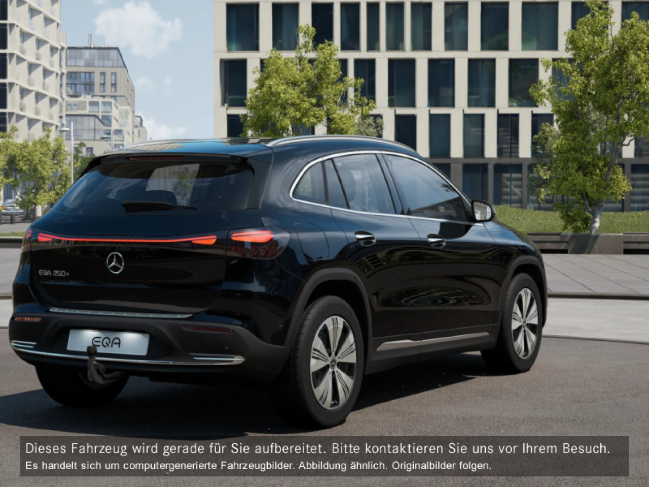 Getriebe: AutomatikgetriebeDetailangaben f&uuml;r XEV Fahrzeug: Batterietechnologie: Lithium-Ionen,  Nutzbare Batteriekapazit&auml;t: 70,5kWh,  Ladezeit (in Minuten): 390 (10% bis 100%),  Schnellladezeit (in Minuten): 35 (10% bis 80%)Ausstattungslinie: ProgressiveAusstattungspakete: Winterpaket,  Komfort Paket: Sitzkomfort-Paket,  Licht- und Sichtpaket,  SpiegelpaketAssistenzsysteme: Fernlichtassistent,  Aktiver Park-Assistent inkl. PARKTRONIC,  R&uuml;ckfahrkamera,  Berganfahrhilfe,  Spracheingabesystem,  M&uuml;digkeitserkennung,  Spurhalteassistent,  Bremsassistent,  COLLISION PREVENTION ASSIST,  Verkehrszeichenerkennung,  GespannstabilisierungLicht und Sicht: LED-Scheinwerfer,  Tagfahrlicht,  Regensensor,  Automatisch abblendender Innenspiegel,  Ambientebeleuchtung mehrfarbig,  LichtsensorAudio &amp; Kommunikation: MBUX,  Navigationssystem,  Radio,  Digitaler Radioempfang DAB,  Soundsystem,  USB Anschluss,  Mercedes connect me,  Handyvorbereitung Bluetooth,  Android Auto u. Apple CarPlay,  Kabelloses Laden f&uuml;r Handys,  WLAN HotspotKomfort: Digitales Kombiinstrument,  Klimaautomatik,  Lordosenst&uuml;tze Fahrer/Beifahrer,  Sitzheizung Fahrer/Beifahrer,  Komfortsitze,  Armauflage hinten,  Servolenkung,  Lenks&auml;ule verstellbar,  HANDS-FREE ACCESS,  Start-Stopp System,  Zentralver. mit Fernbedienung,  Fensterheber elektrisch,  EASY-PACK Heckklappe,  DYNAMIC SELECT,  Getr&auml;nkehalter vornInterieur: Sitze Stoff Ledernachbildung ARTICO / Stoff Bertrix schwarz,  Innenfarbe schwarz,  Multifunktions-Sport-/Lederlenkrad,  Lenkradheizung,  Bordcomputer,  R&uuml;cksitze klappbar,  Dekoreinlagen: 55H Zierelemente Star Pattern,  Lenkrad-SchaltwippenExterieur: Anh&auml;ngerkupplung schwenkbar,  Tieferlegung: Komfortfahrwerk mit Tieferlegung,  Touchscreen Bedienung,  Leichtmetallfelgen 18 Zoll,  Au&szlig;enspiegel elekt. anklappbar,  Dachreling,  Reifenpannenset,  Notrufsystem,  Ladekabel,  Gleichstromladesystem (DC Laden)Sicherheit: i-Size Kindersitzbefestigung,  Fu&szlig;g&auml;ngerschutzsystem,  Fahrer- /Beifahrerairbag,  Seitenairbag vorn und hinten,  Knieairbag Fahrer,  Traktionskontrolle,  Elektr. Stabilit&auml;tsprogramm ESP,  Reifendruckkontrolle,  Wegfahrsperre,  Au&szlig;entemperatur Anzeige,  Antiblockiersystem ABS,  Bremsverschlei&szlig;anzeige,  Notbremsassistent,  Akustischer Umfeldschutz,  Totwinkel-AssistentWeitere Ausstattung: 2S0 Digitales Extra: Individualisierungs-Paket,  273 Ausstiegswarnfunktion,  Laderaum-Paket,  82B On-board AC-Lader bis 11 kW,  39U Digitales Extra: Remote und Charging Services Premium,  321 Fingerabdrucksensor,  PDB Advanced-Plus-Paket mit  Digitalen Extras,  859 CENTRAL MEDIA DISPLAY,  BAF HV-Batterie 3P100S (L-Batteriegr&ouml;sse),  B05 ECO Assistent,  Gebrauchtwagensiegel: Junge SterneSonstige Ma&szlig;e und Gewichte: Nutzlast: 425 kg,  zul&auml;ssiges Gesamtgewicht: 2.395 kg,  Radstand: 2.729 mmIrrt&uuml;mer und &Auml;nderungen vorbehalten